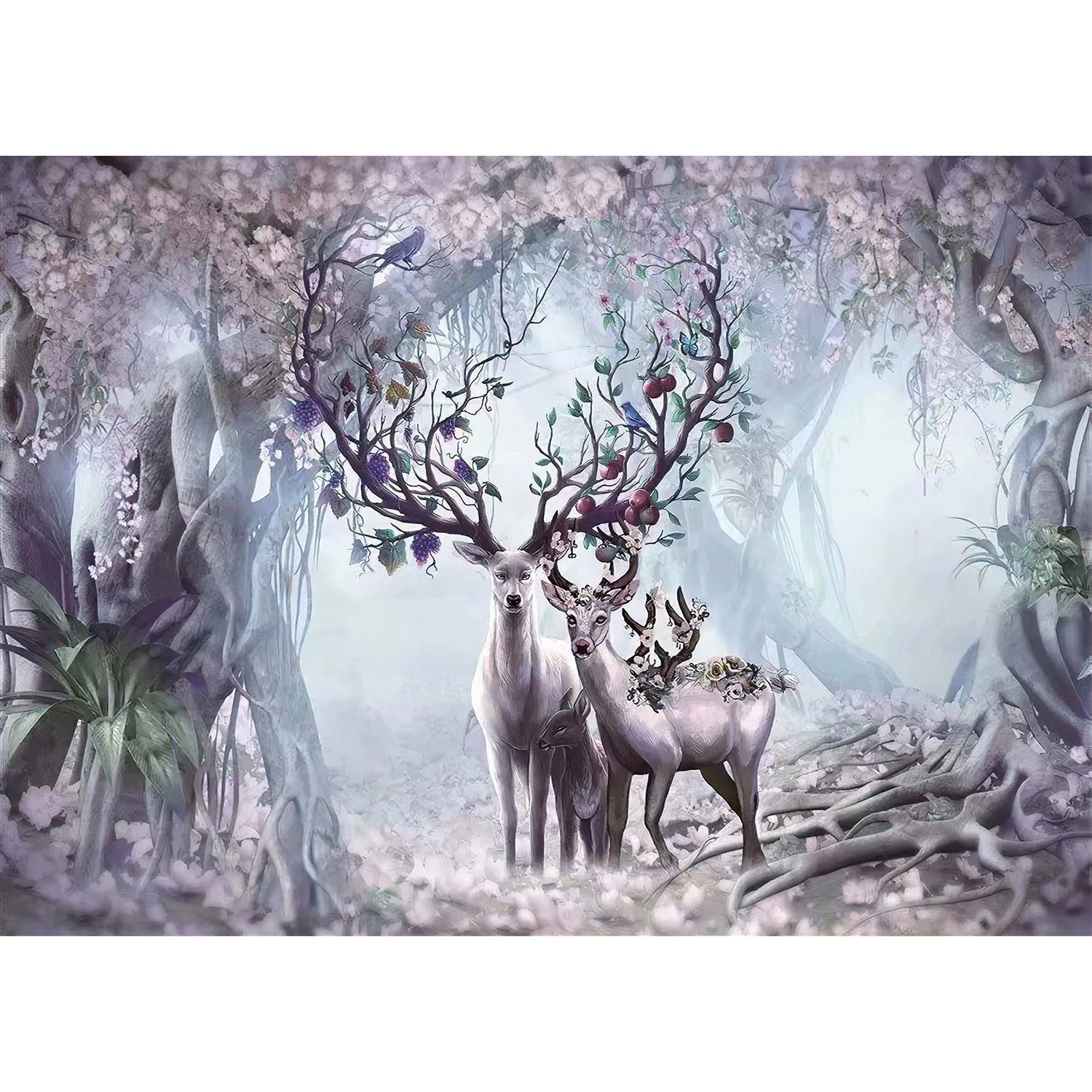 Elk In The Forest Jigsaw Puzzle 1000pc | Fun Jigsaw For Adults & Kids - VarietyGifts