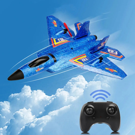F22 Raptor RC Plane | Remote Control Airplane Glider With LED Lights - VarietyGifts