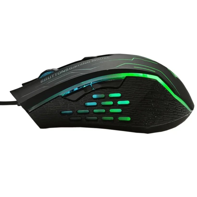 FORKA Silent Click Gaming Mouse | 3200DPI Backlit Gaming Mouse - VarietyGifts