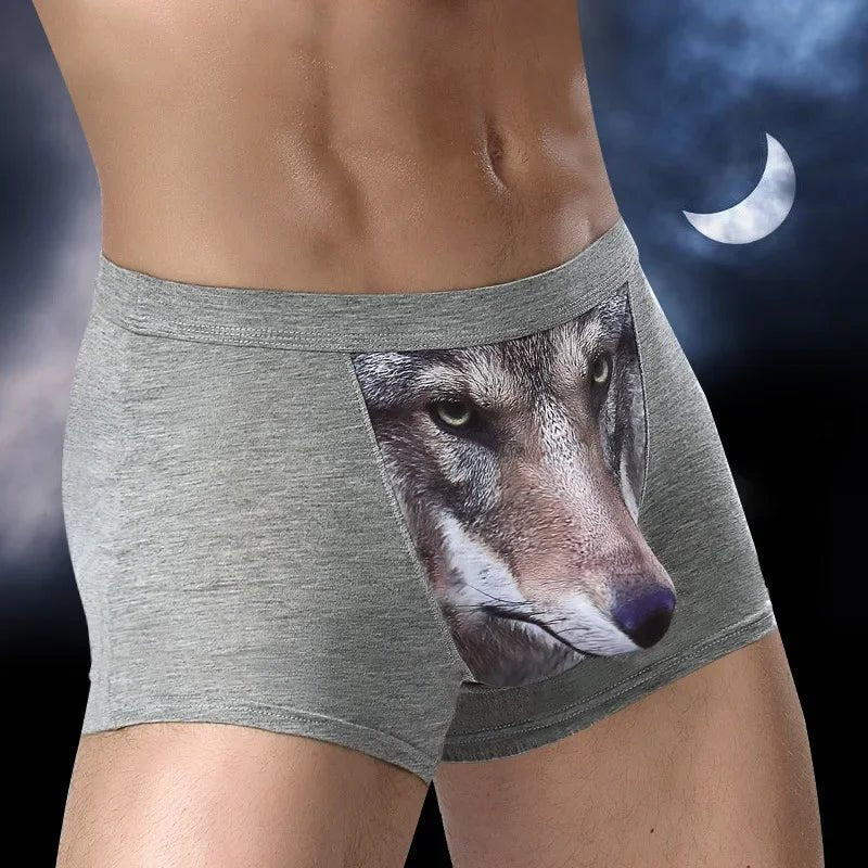 Funny Novelty Boxers For Men | Realistic Animal Designed Boxers
