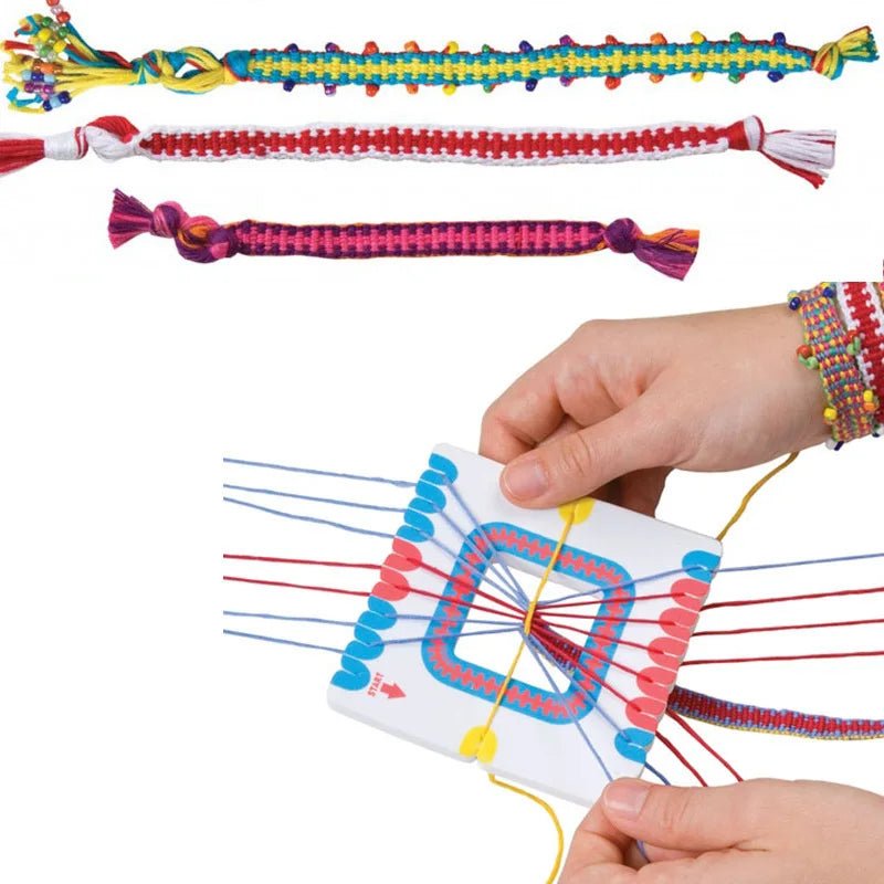 Girls DIY Bracelet Making Kit | Jewellery Kit, Friendship Bracelets - VarietyGifts