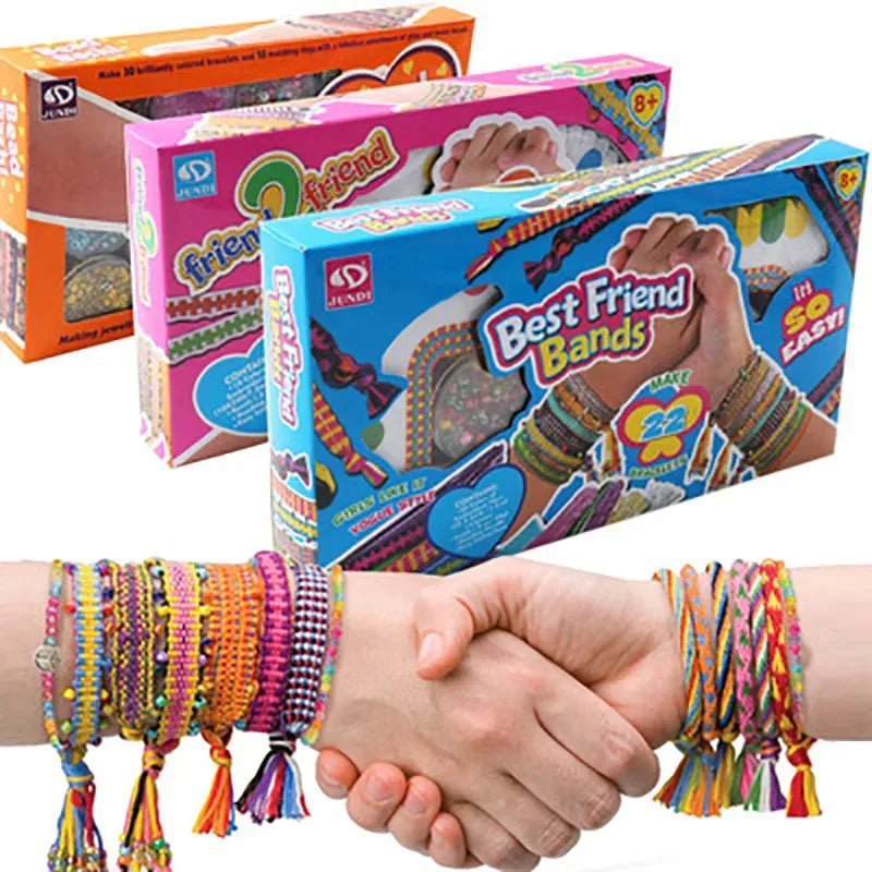 Girls DIY Bracelet Making Kit | Jewellery Kit, Friendship Bracelets - VarietyGifts