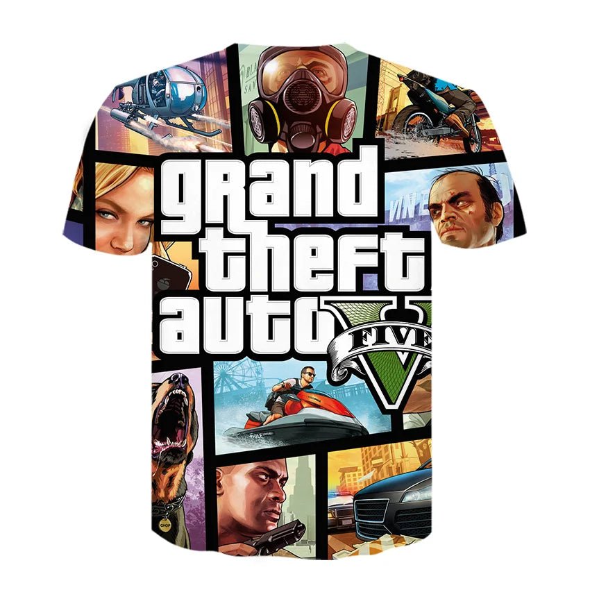 Grand Theft Auto T - Shirt | Funny Novelty GTA T - Shirt For Gamers. - VarietyGifts