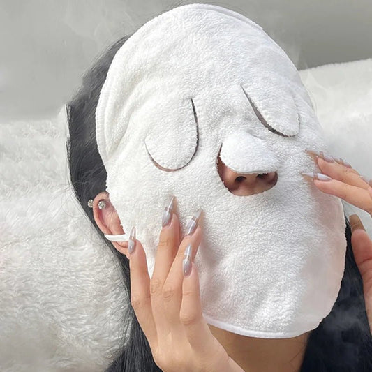 Hot Compress Face Mask Cotton | Cleanse Face, Relaxation, Spa - VarietyGifts