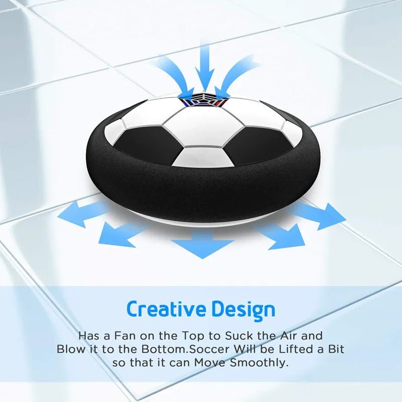 The Hover Ball, Fun Footballs | Indoor Soccer Toy for Children, Music & LED - VarietyGifts