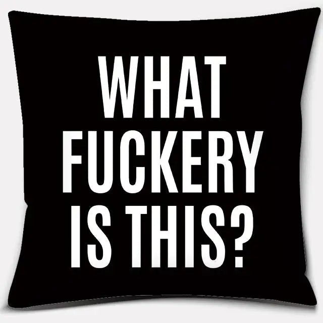 Inspirational & Funny Quotes Cushion Covers | Black & White Motivation - VarietyGifts