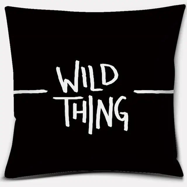 Inspirational & Funny Quotes Cushion Covers | Black & White Motivation - VarietyGifts