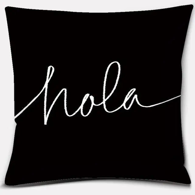 Inspirational & Funny Quotes Cushion Covers | Black & White Motivation - VarietyGifts