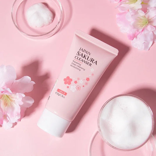Japanese Sakura Cleanser | Gentle, Moisturising, Trendy Face Wash - VarietyGifts