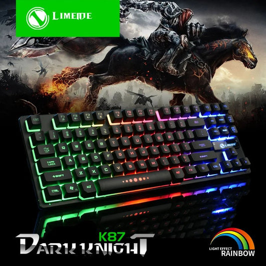 K87 Wired Mechanical Gaming Keyboard | RGB Backlight, For Desktop PC - VarietyGifts