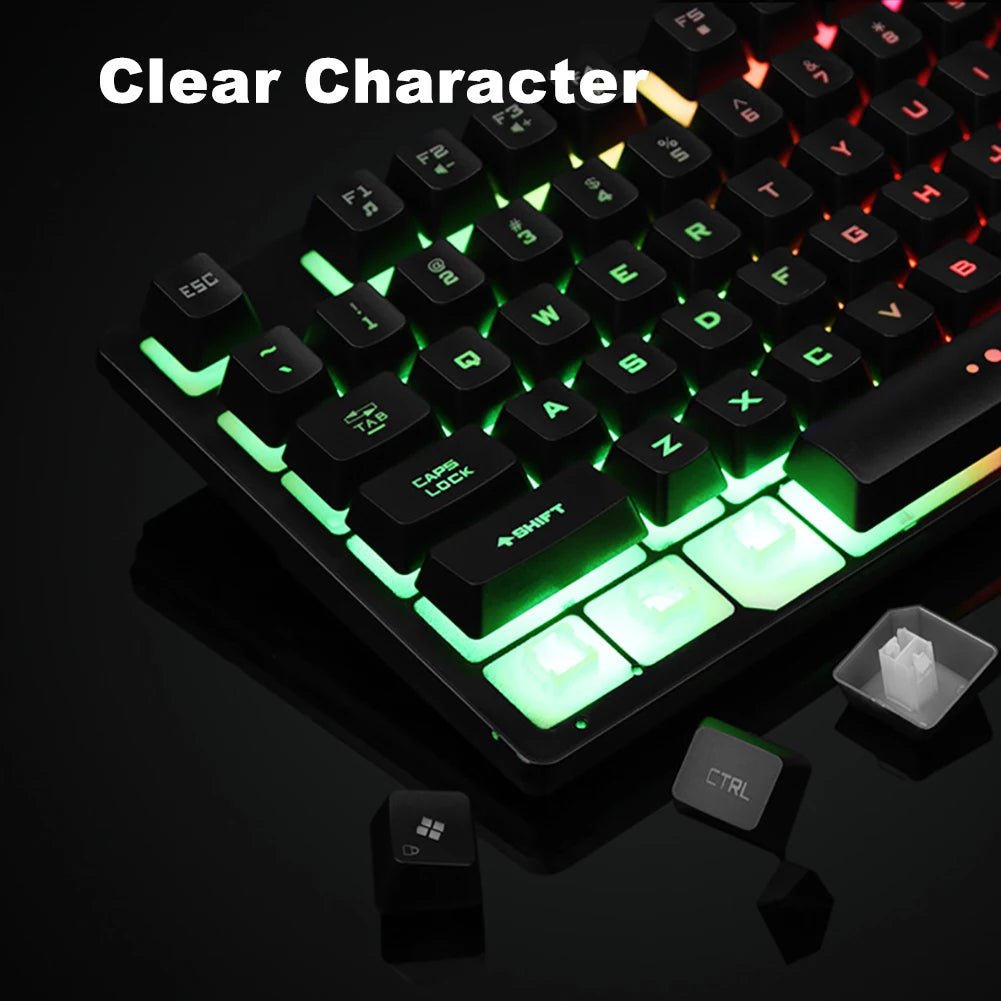 K87 Wired Mechanical Gaming Keyboard | RGB Backlight, For Desktop PC - VarietyGifts