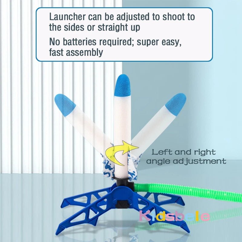 Kid's Air Rocket Launcher | Outdoor Games, Rocket Shooter, Flying - VarietyGifts