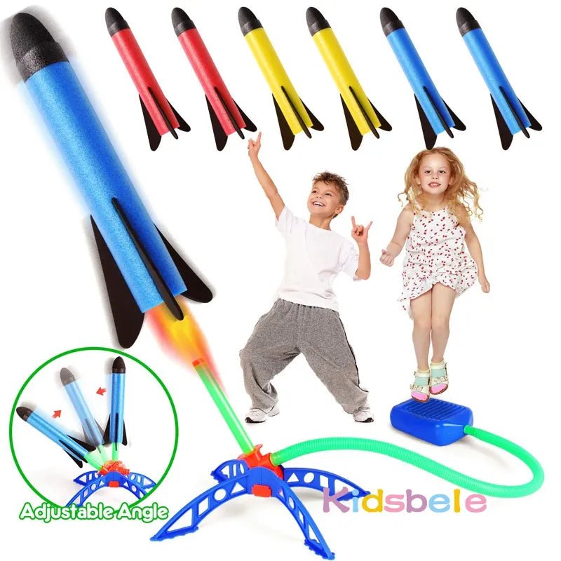 Kid's Air Rocket Launcher | Outdoor Games, Rocket Shooter, Flying - VarietyGifts