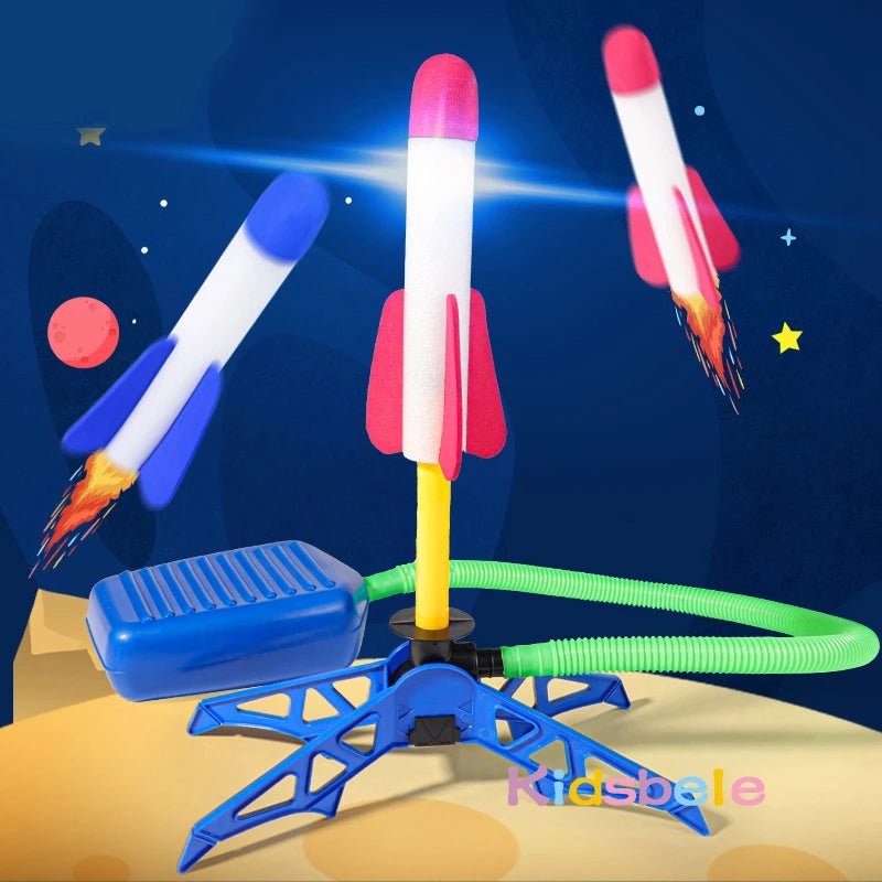 Kid's Air Rocket Launcher | Outdoor Games, Rocket Shooter, Flying - VarietyGifts