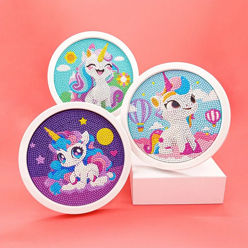 Kids Diamond Art Set | Cute Unicorn, DIY Children's Arts & Craft Kit - VarietyGifts