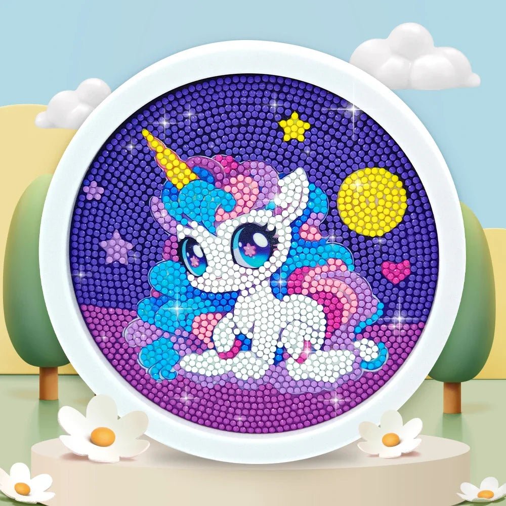 Kids Diamond Art Set | Cute Unicorn, DIY Children's Arts & Craft Kit - VarietyGifts