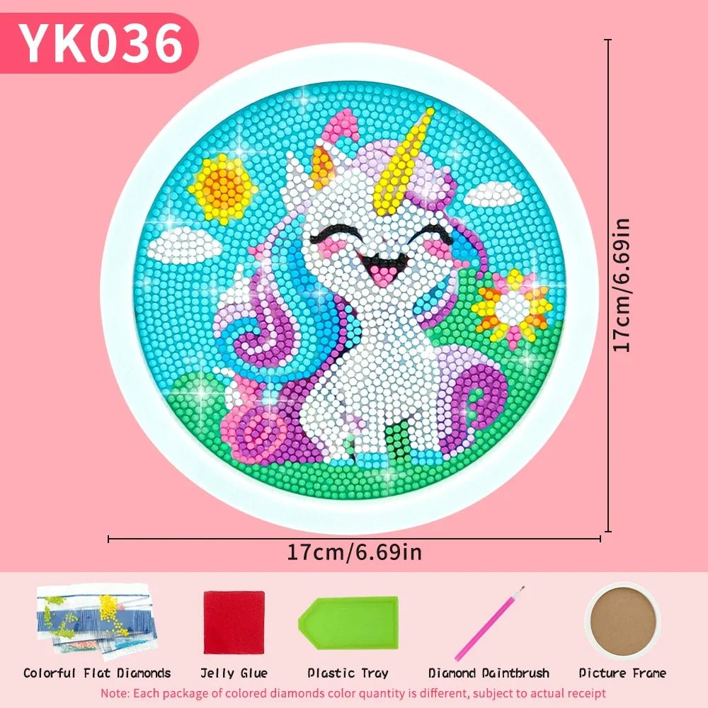 Kids Diamond Art Set | Cute Unicorn, DIY Children's Arts & Craft Kit - VarietyGifts