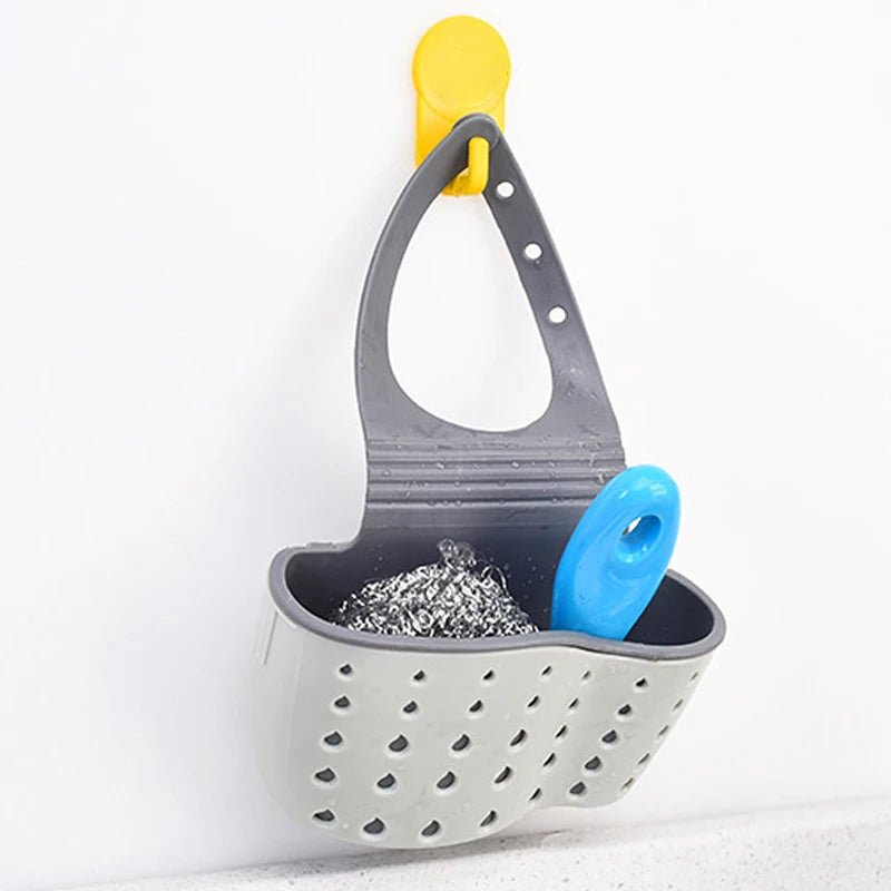 Kitchen Sink Drain Basket | Sponge Hanging Storage Shelf - VarietyGifts