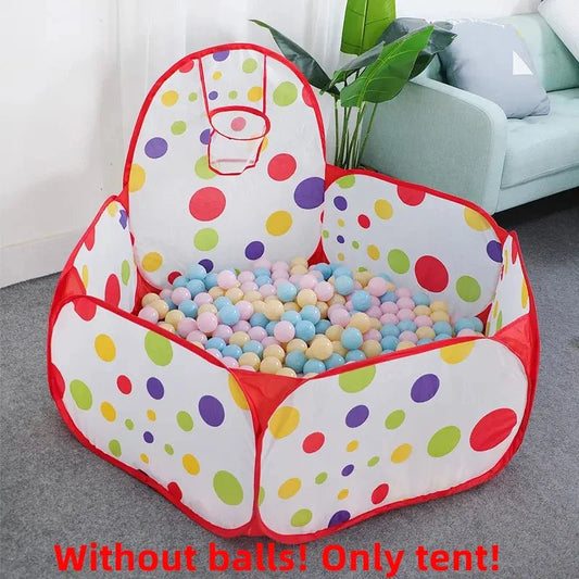 Large Folding Baby Playpen | Basket Hoop Children's Ball Pit, Toddlers - VarietyGifts