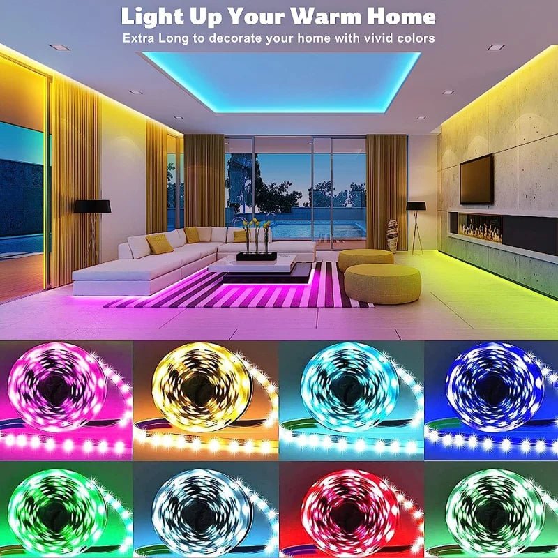Led Strip Lights 1M-30M | Smart APP Control Home Decor Lighting Ribbon Tape for Rooms