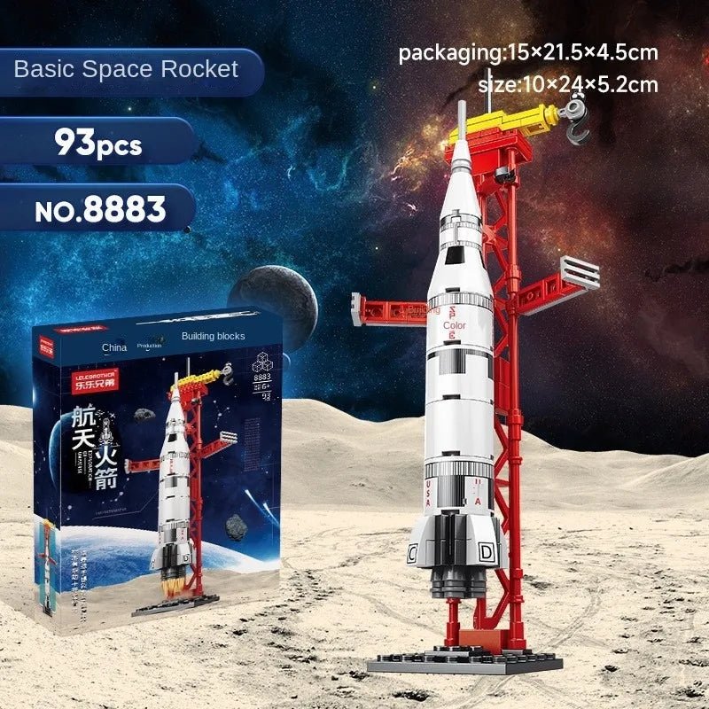 LEGO DIY Space Rocket | Launch Centre, Building Block, Children's Toys - VarietyGifts