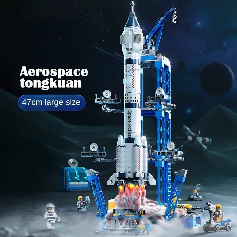 LEGO DIY Space Rocket | Launch Centre, Building Block, Children's Toys - VarietyGifts