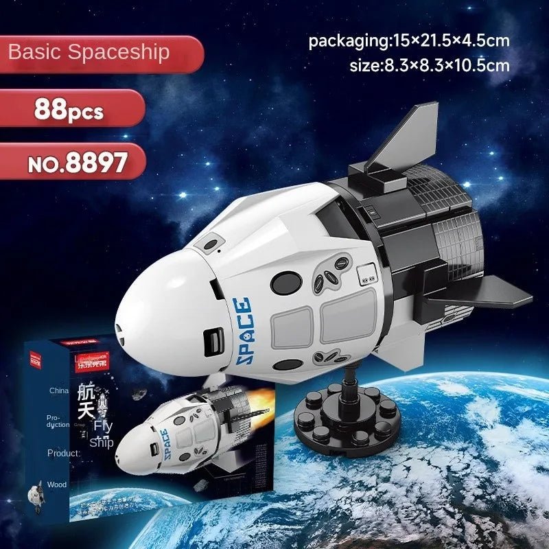 LEGO DIY Space Rocket | Launch Centre, Building Block, Children's Toys - VarietyGifts