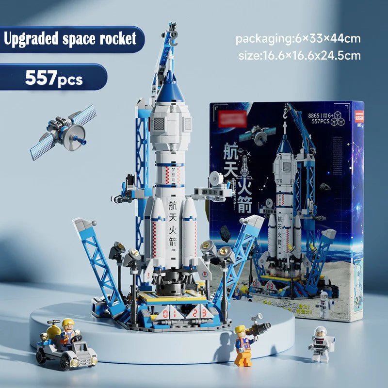 LEGO DIY Space Rocket | Launch Centre, Building Block, Children's Toys - VarietyGifts