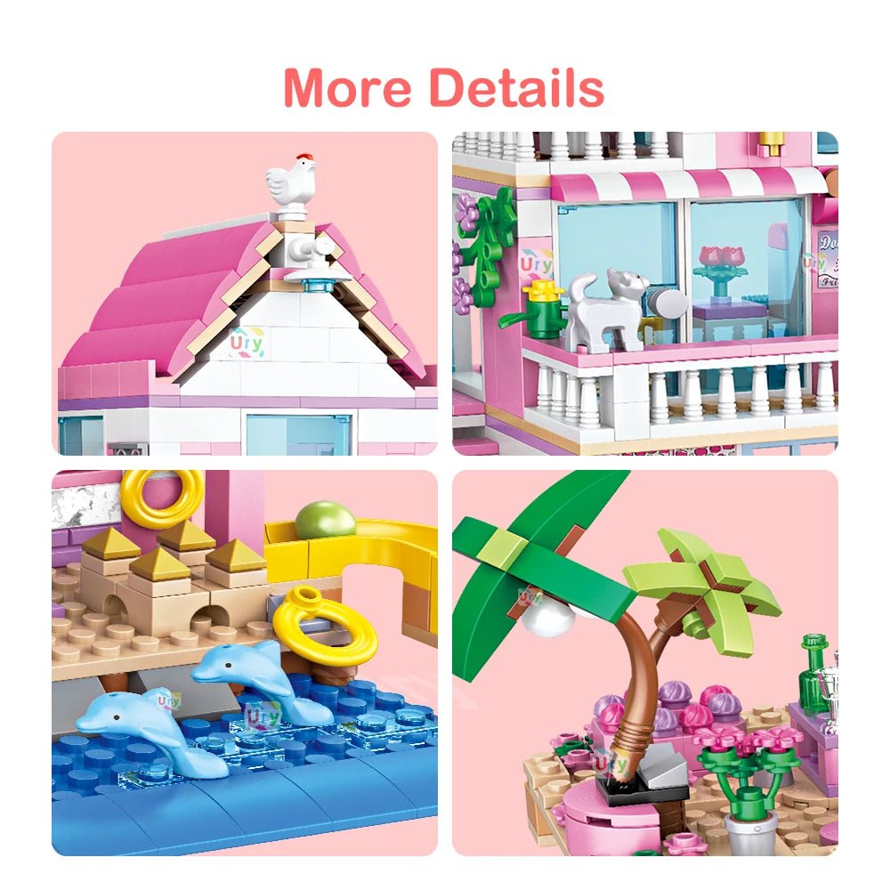 LEGO Friends Girls City House | Building Blocks Sets, DIY Toys Figures - VarietyGifts