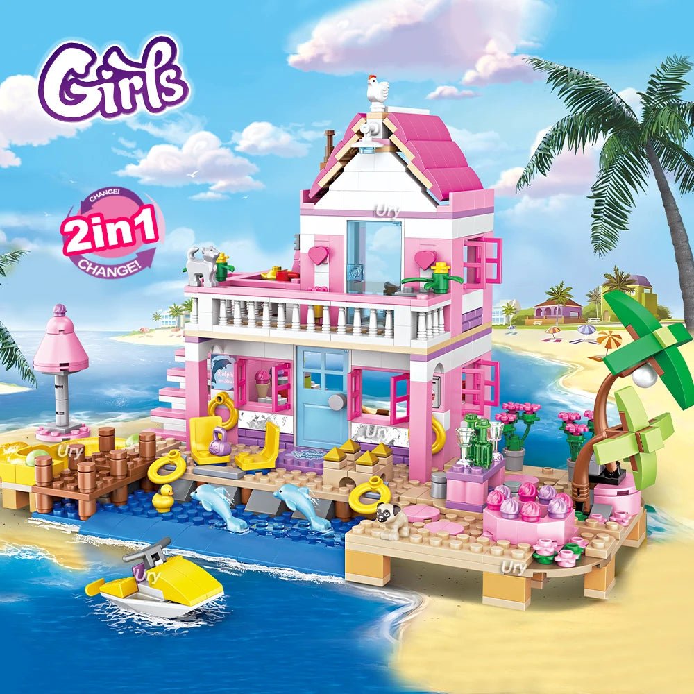 LEGO Friends Girls City House | Building Blocks Sets, DIY Toys Figures - VarietyGifts