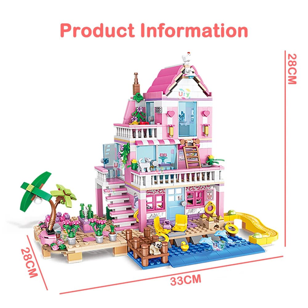 LEGO Friends Girls City House | Building Blocks Sets, DIY Toys Figures - VarietyGifts