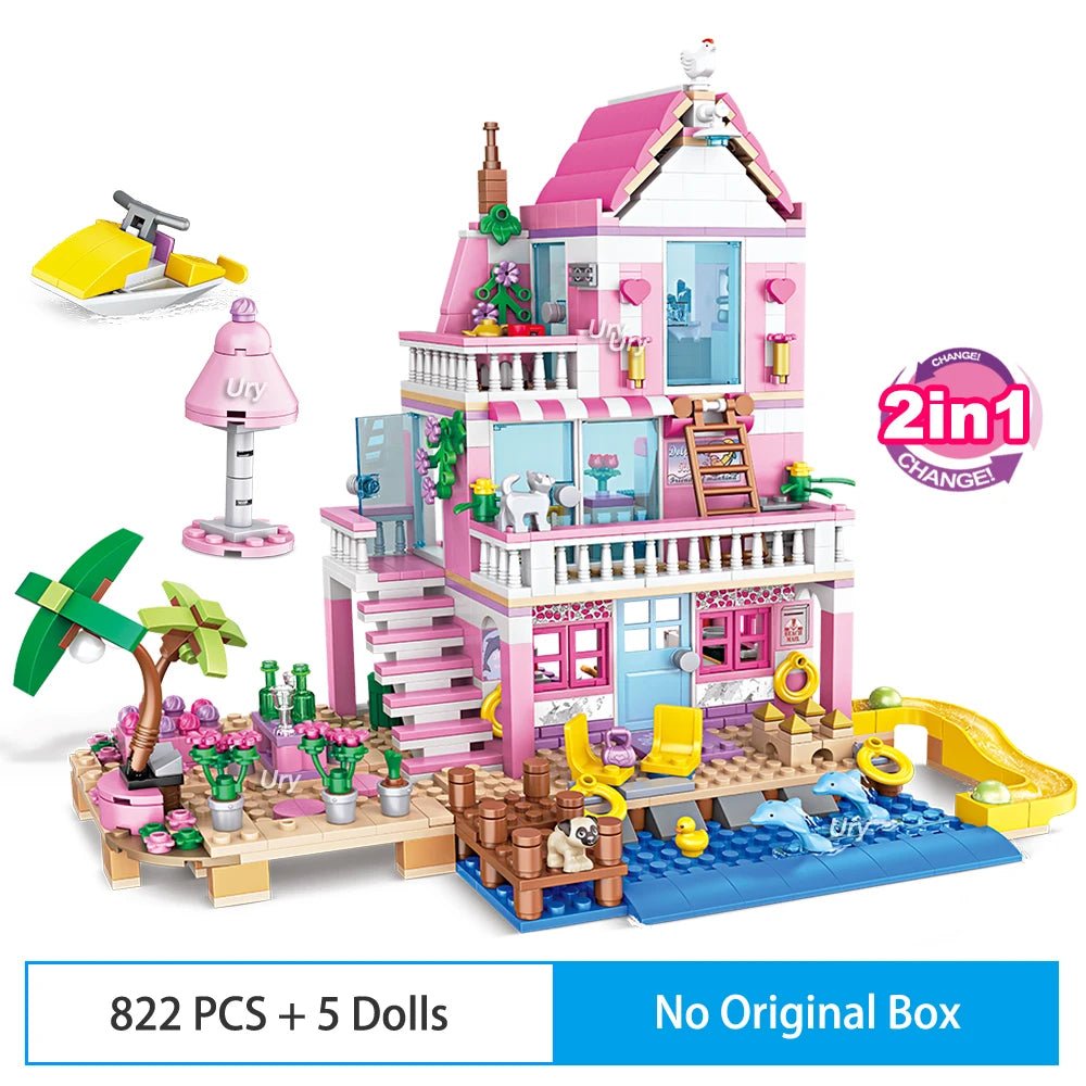 LEGO Friends Girls City House | Building Blocks Sets, DIY Toys Figures - VarietyGifts