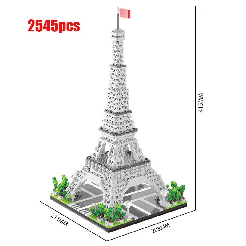 Lego Taj Mahal / Eiffel Tower 4036pc | Famous Building Blocks Sets - VarietyGifts