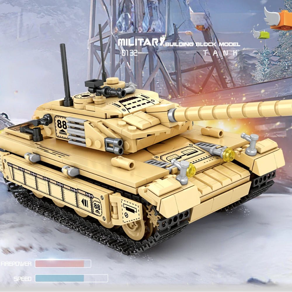 LEGO WW2 Tank | Build Your Own Military Tank, Building Blocks, Kid's - VarietyGifts