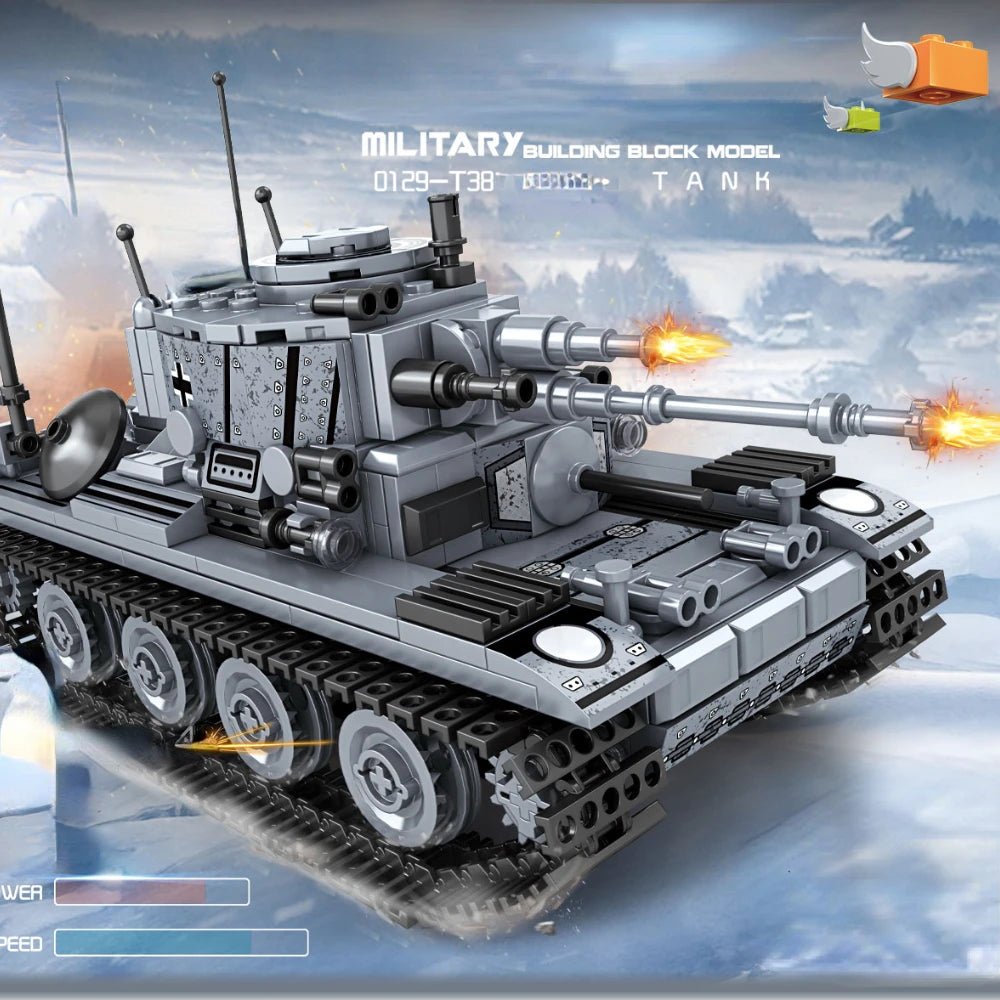 LEGO WW2 Tank | Build Your Own Military Tank, Building Blocks, Kid's - VarietyGifts