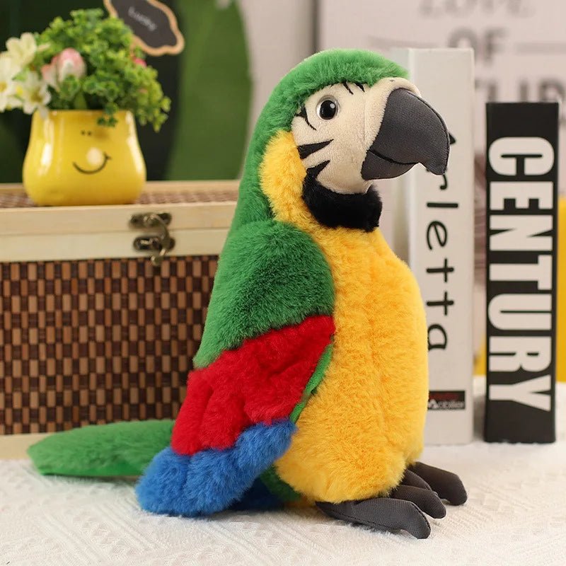 Lifelike Colourful Parrot Plush Toy 25CM | Bright Parrot Teddy For Kids - VarietyGifts