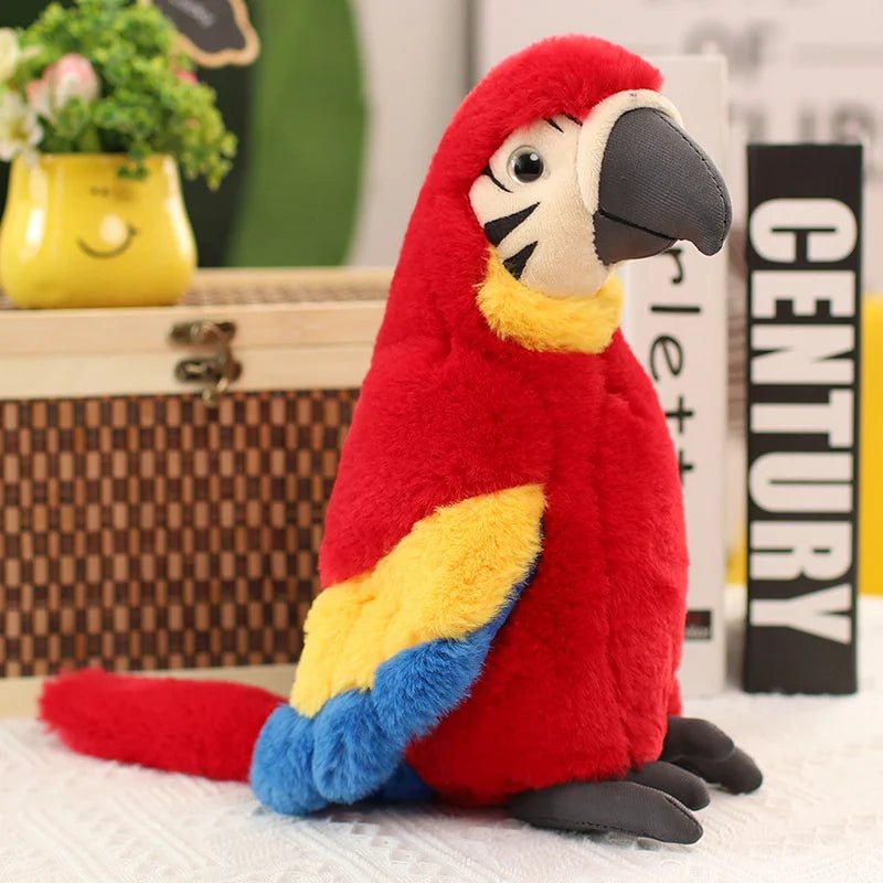 Lifelike Colourful Parrot Plush Toy 25CM | Bright Parrot Teddy For Kids - VarietyGifts