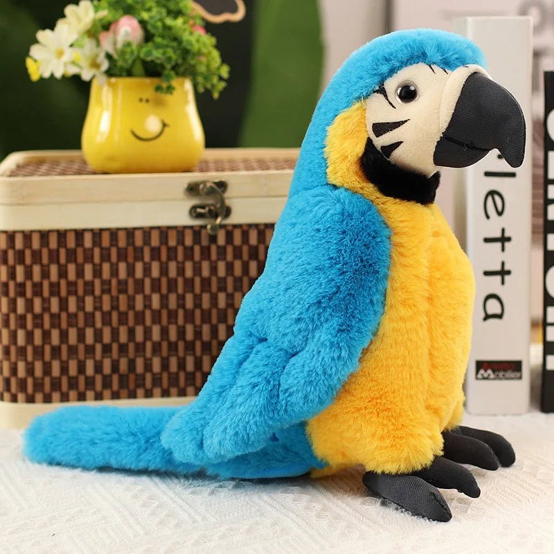 Lifelike Colourful Parrot Plush Toy 25CM | Bright Parrot Teddy For Kids - VarietyGifts