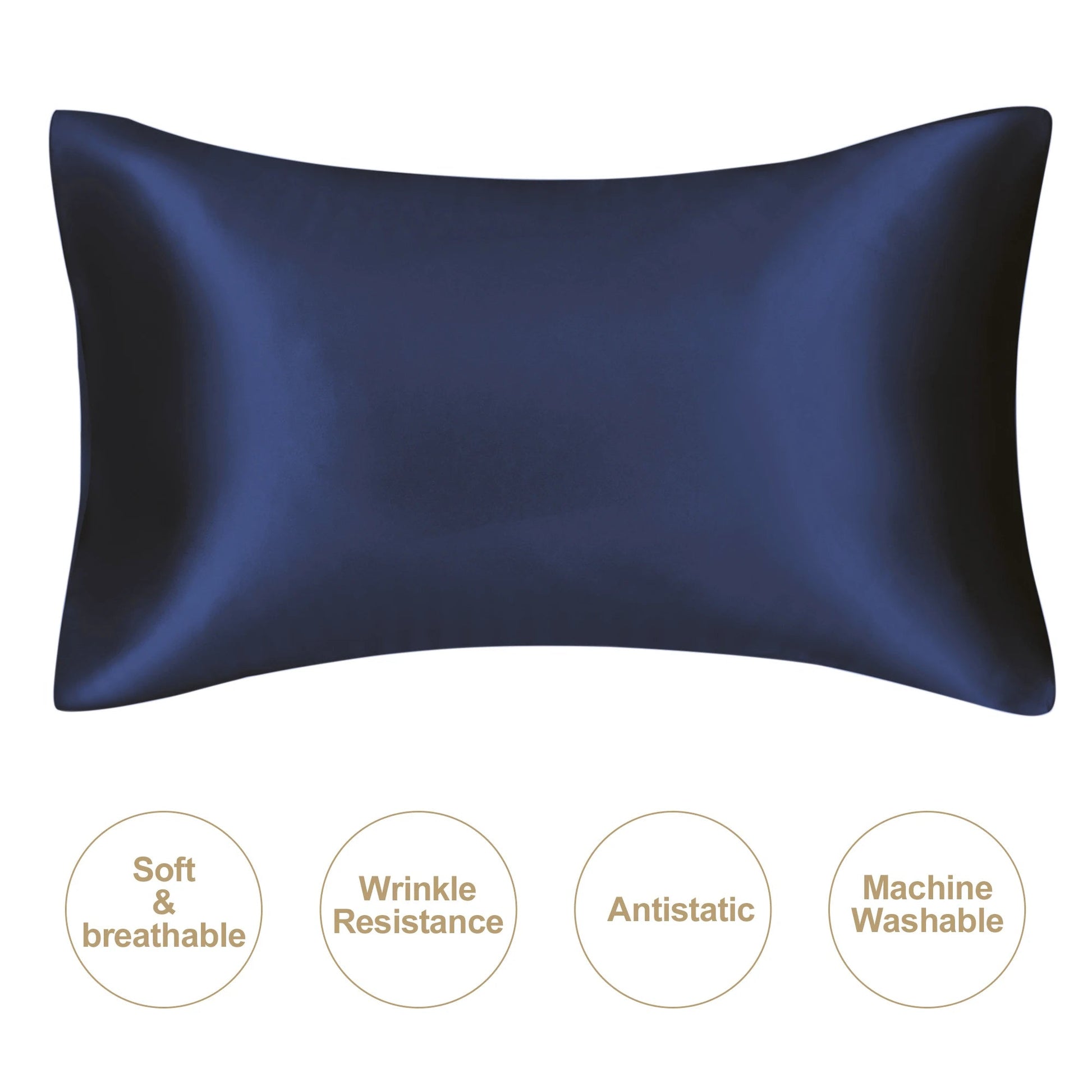 Luxury Silk Pillowcover | Anti - Acne, Breathable, Sweat Resistant Satin - VarietyGifts