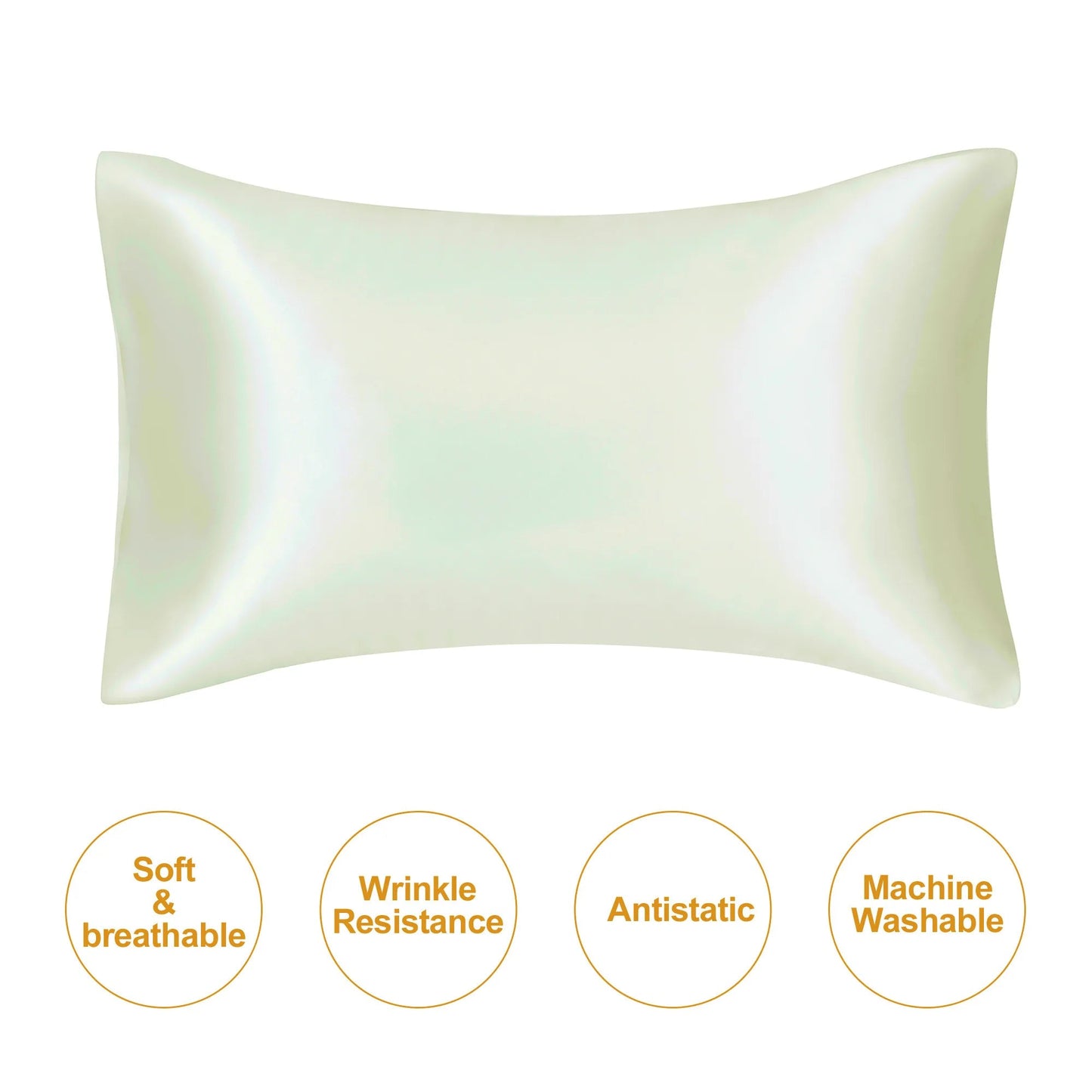 Luxury Silk Pillowcover | Anti - Acne, Breathable, Sweat Resistant Satin - VarietyGifts