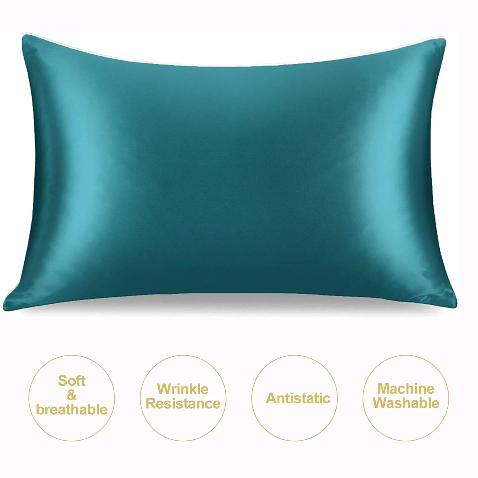 Luxury Silk Pillowcover | Anti - Acne, Breathable, Sweat Resistant Satin - VarietyGifts