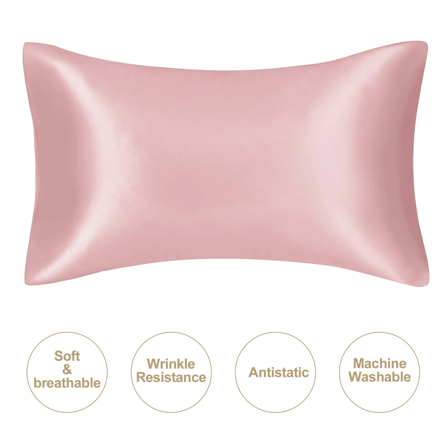 Luxury Silk Pillowcover | Anti - Acne, Breathable, Sweat Resistant Satin - VarietyGifts