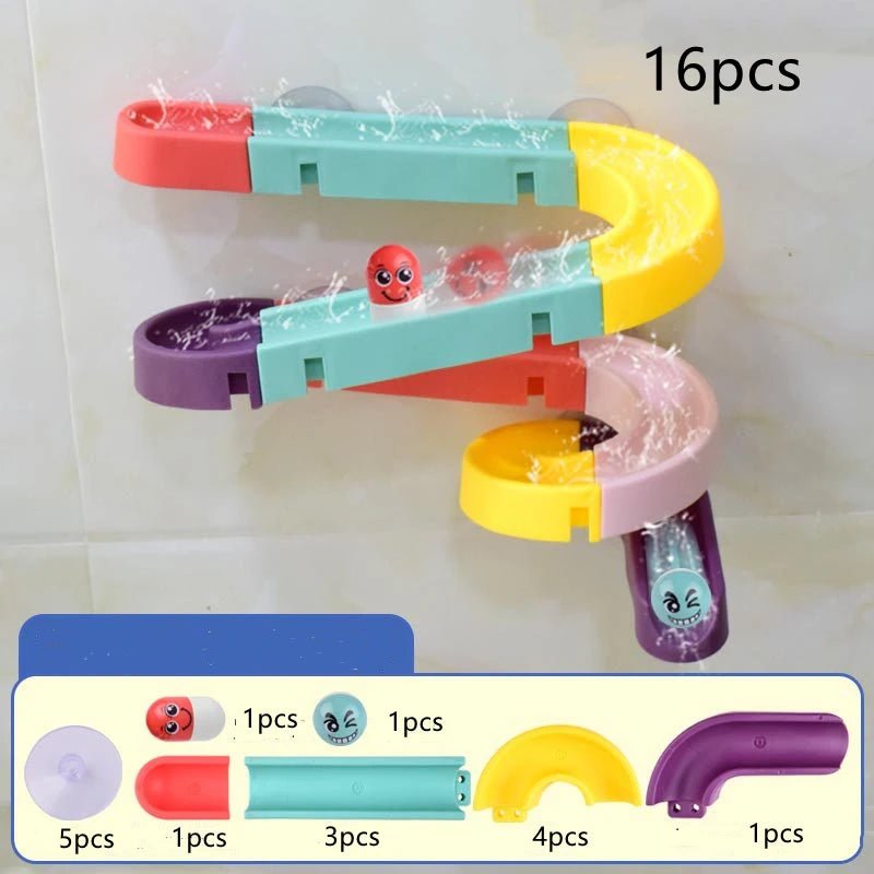 Marble Run For Bath | Children's Bath Toys, Ball Track, Ball Run - VarietyGifts