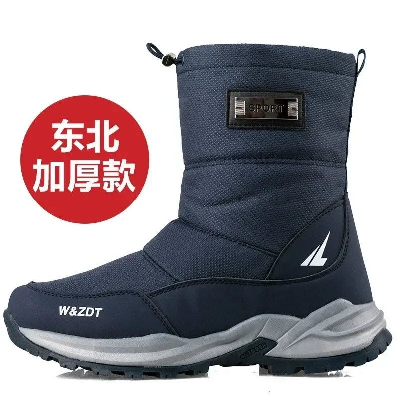 Men's Thick Winter Boots | Comfy Thermal Snow Boots, Winter, Fleece - VarietyGifts