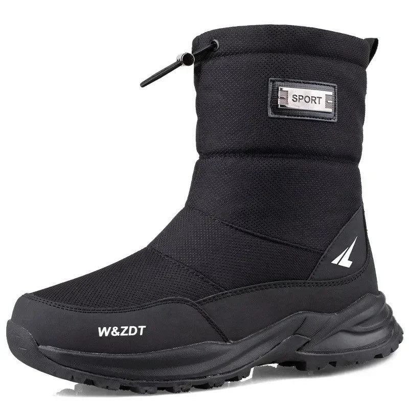 Men's Thick Winter Boots | Comfy Thermal Snow Boots, Winter, Fleece - VarietyGifts