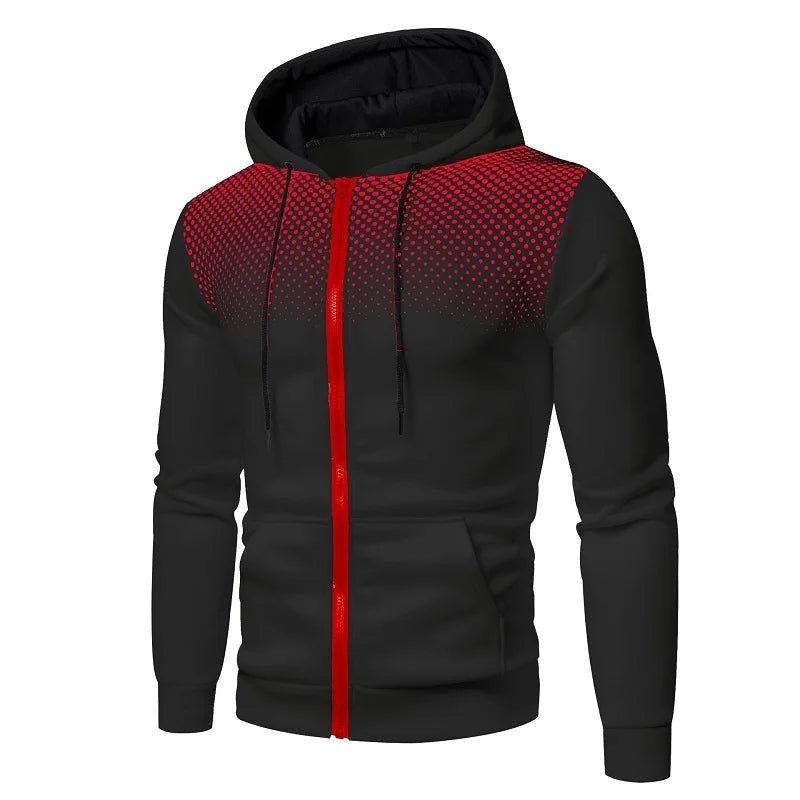Men's Sports Jacket | Zip Up Sweatshirt, Athletic, Stylish, Slim - VarietyGifts