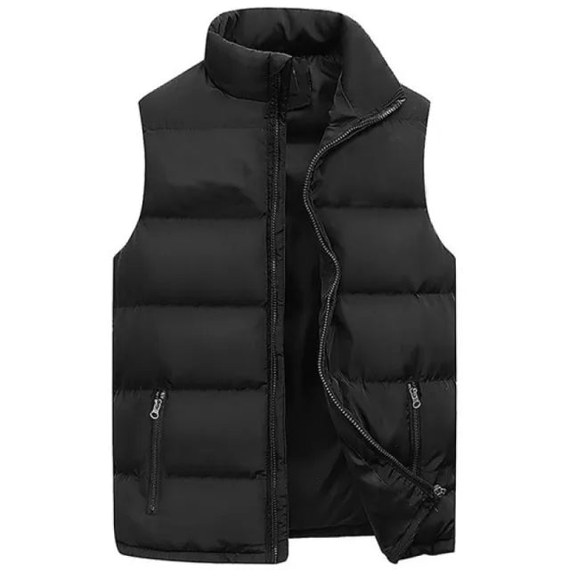 Men's Vest Jacket | Warm Sleeveless Coat, Winter Waterproof, Stylish - VarietyGifts