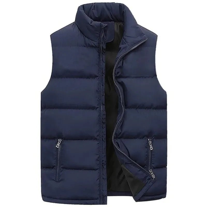 Men's Vest Jacket | Warm Sleeveless Coat, Winter Waterproof, Stylish - VarietyGifts