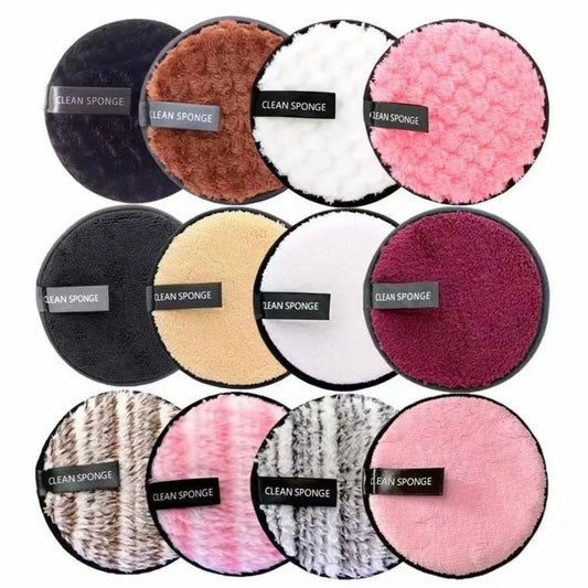 Microfiber Cotton Reusable Face Pads (1pc) | Washable, Make - up Removal - VarietyGifts