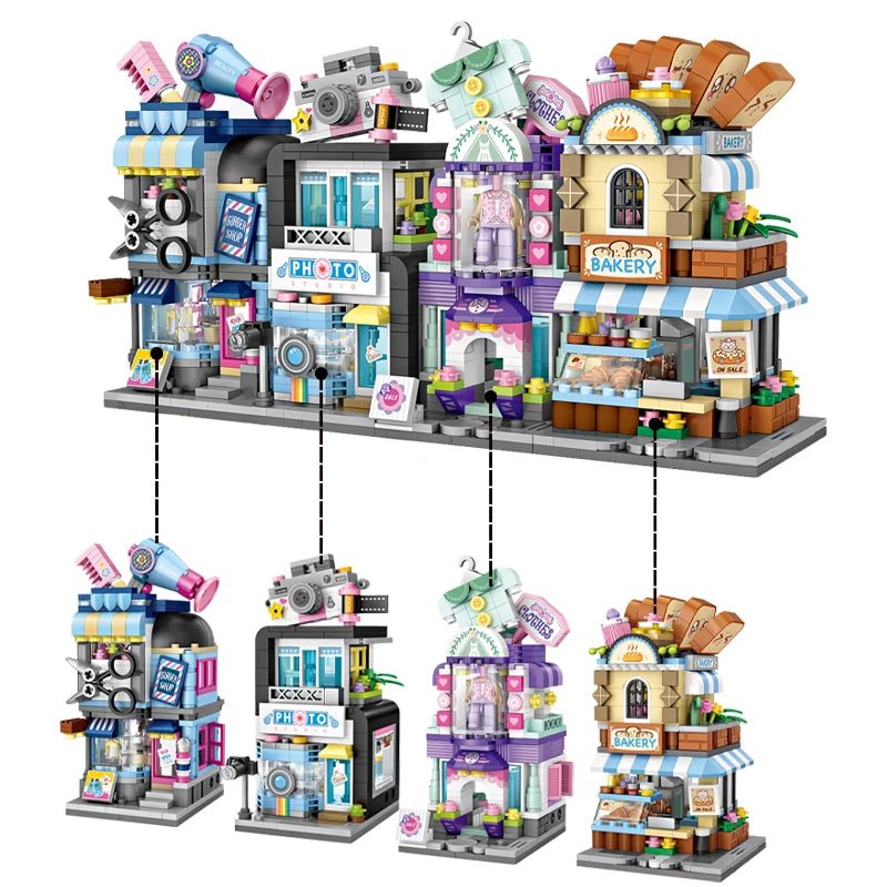 Mini City Lego Set 1523Pc | 4 in 1, Building Blocks, Construction Sets - VarietyGifts